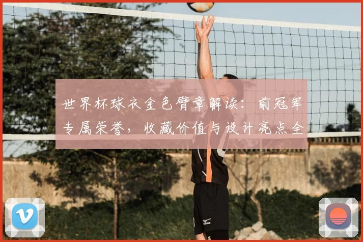 世界杯球衣金色臂章解读：前冠军专属荣誉，收藏价值与设计亮点全解析